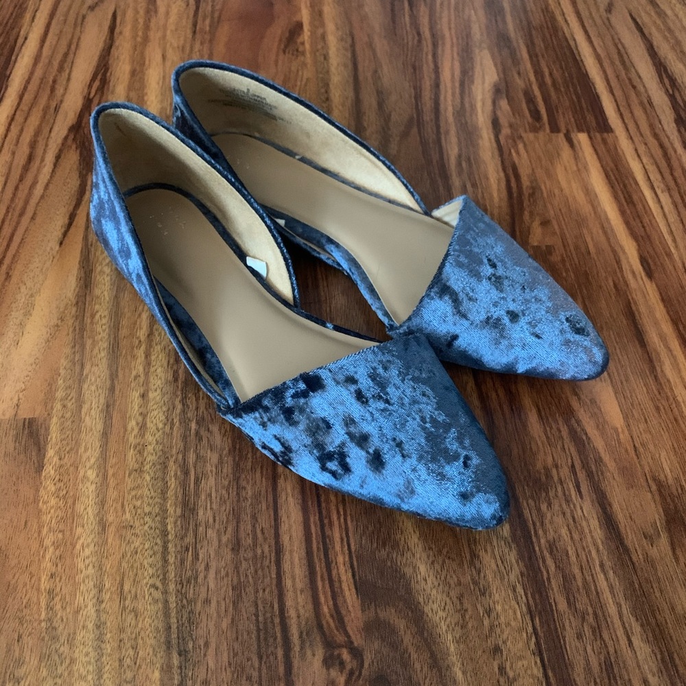 💰💸 Crushed Velvet Pointy Flats